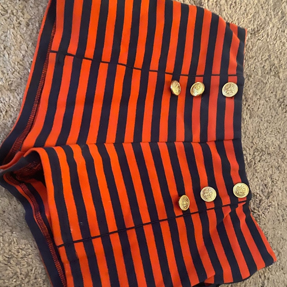 High waisted “sailor” shorts